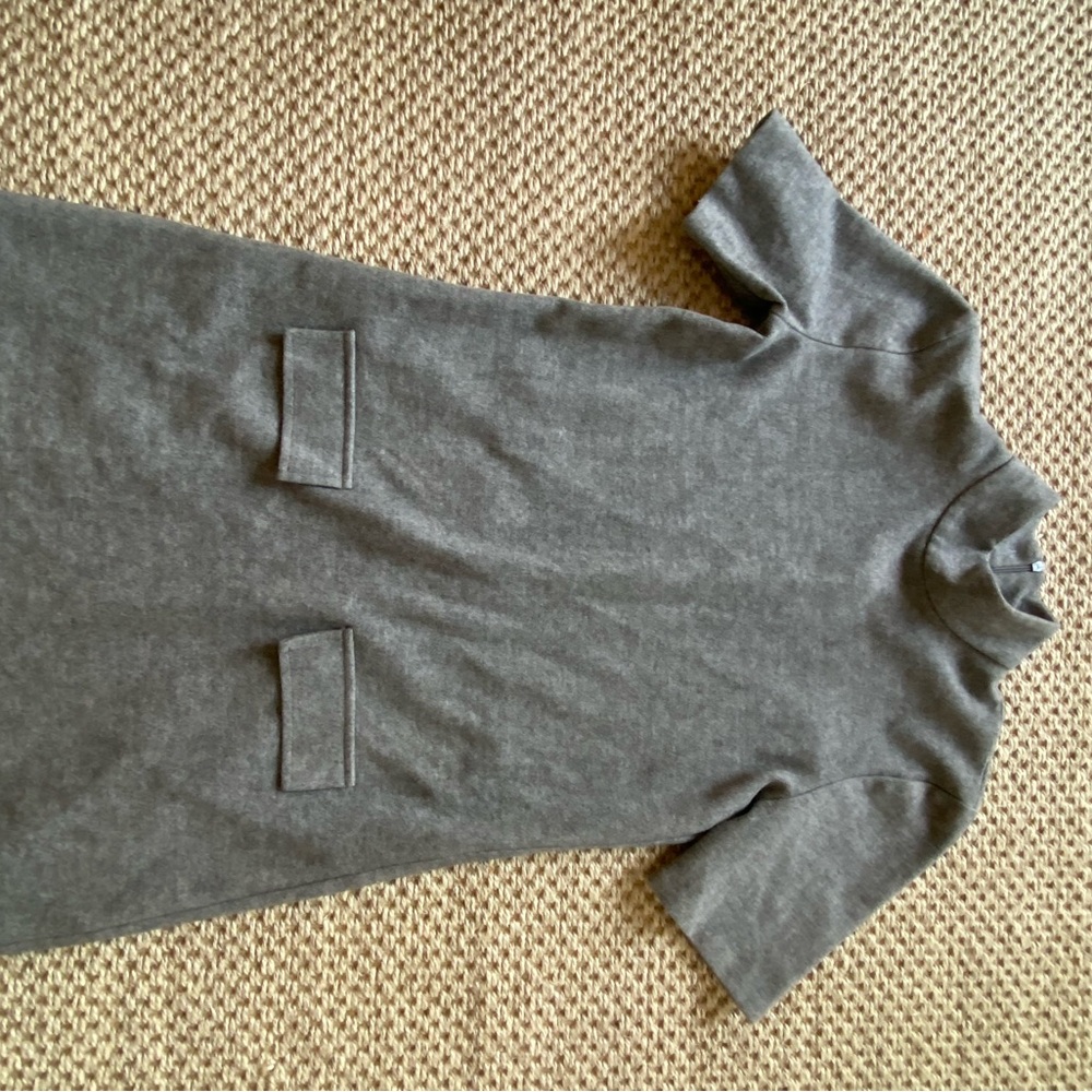 Gray Short Sleeve Dress